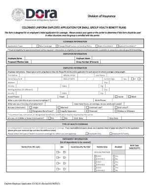 18 Printable Employee Application Template Forms - Fillable Samples in ...