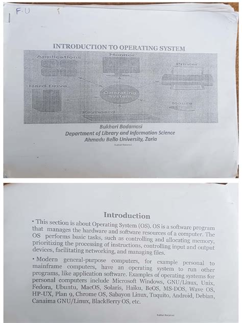Types of Operating System PDF 的图像结果
