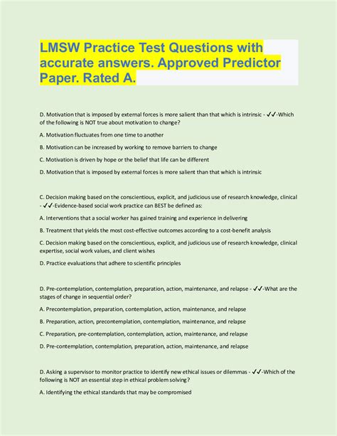 Image result for LMHC Practice Exam