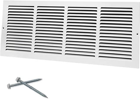 Howeall 24"W x 8"H [Duct Opening Size] Steel Return Air Grille, Air ...
