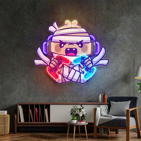 Cute Mummy Gaming Led Neon Sign – The MB Store