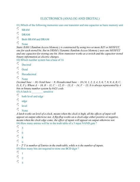 Electronics - here are the mcq related to electrical and notes related ...