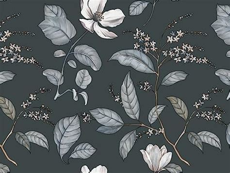 Paper Plane Design 'Aqua Blue Floral Theme' Wall Sticker (PVC Vinyl 20 ...