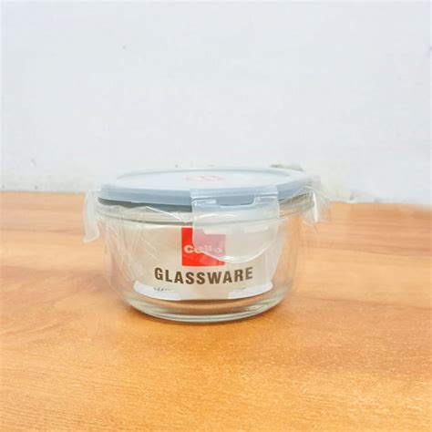 AM5462 Cello Round Glass Container - 240Ml – Amd-Deodap