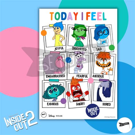 Inside Out Emotions Chart Printable - Printable Chart Template