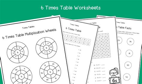Image result for Free Printable 6 Times Table Worksheet