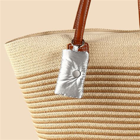 Sleek Storage Bag Charm - Silver | Salty – Salty Accessories