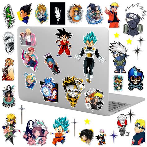 40 Waterproof Anime Stickers | Personalize Belongings with Unique ...
