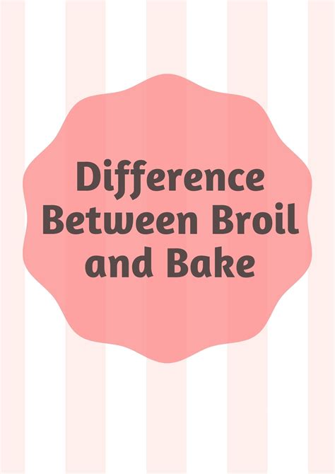 Difference Between Broil and Bake - Asian Recipe Ingredients