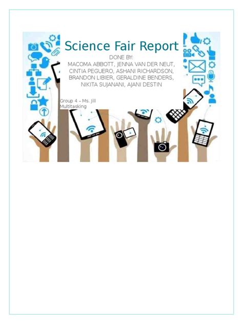 Image result for Multitasking Science Fair