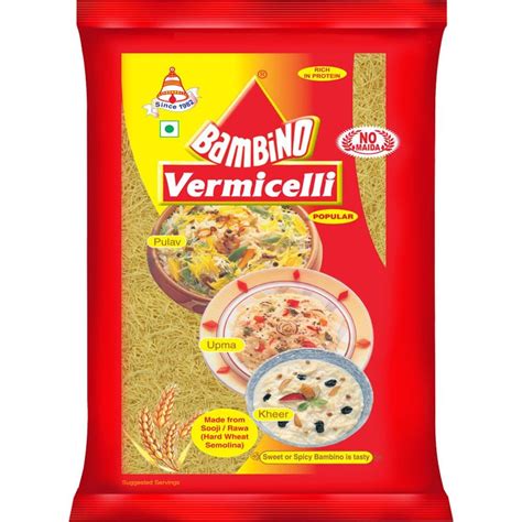 Bambino Plain Vermicelli, 180g : Amazon.in: Grocery & Gourmet Foods
