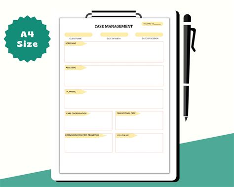 Image result for Case Management Notes Form