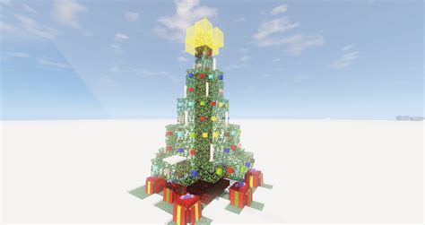 Image result for Large Christmas Tree Minecraft Tutorial