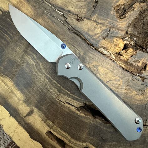 Chris Reeve Large Sebenza 31 Titanium Folder CPM-MagnaCut Drop Point ...