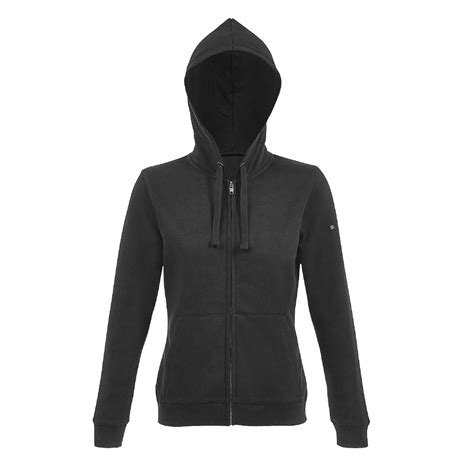 SWEAT ZIPPÉ REGINA NOIR - STAMPA NOSTRA - Biancu-neru