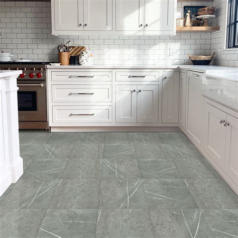 Achim Tivoli Self Adhesive Vinyl Floor Tile - 45 Tiles/45 Sq. ft, 12 x ...