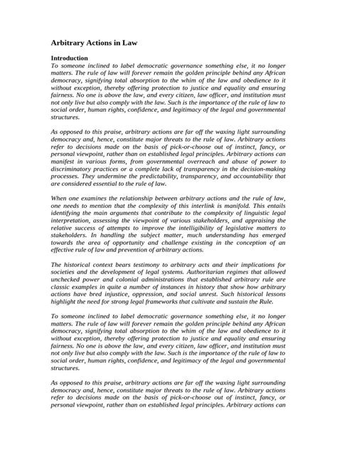 Image result for Arbitrary Judgment