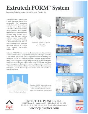 Fillable Online Extrutech FORM System - Extrutech Plastics Inc Fax ...