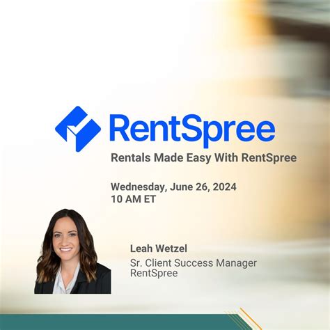 RentSpree is the leading provider of tenant screening services and ...
