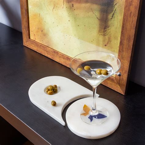 CAMILLA - IVORY MULTI MARBLE PLATTER COASTER