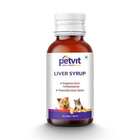 Petvit Liver Tonic for Dogs - Syrup for Improved Liver Health ...