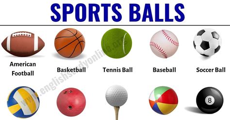 Different Sports Balls 的图像结果