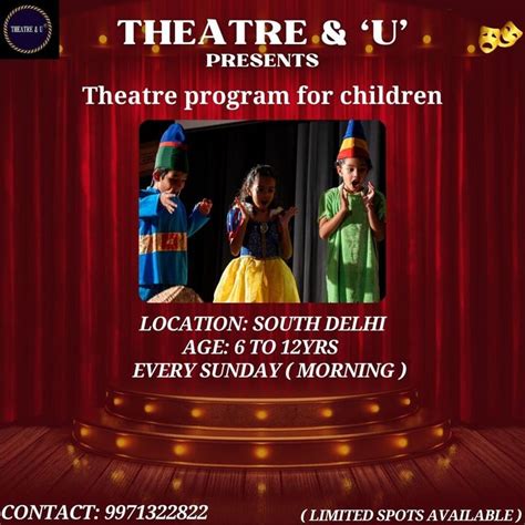 Drama Theatre classes for Kids. After-school classes and Events.