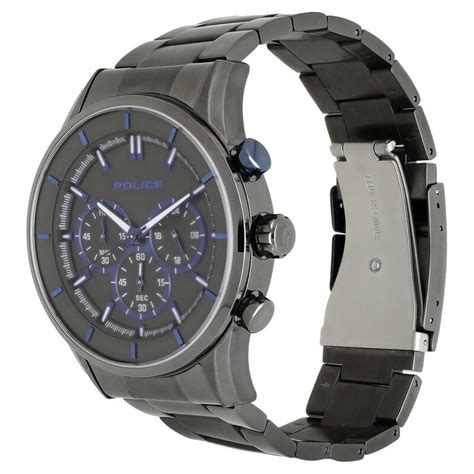 Buy Online Police Quartz Chronograph Grey Dial Metal Strap Watch for ...