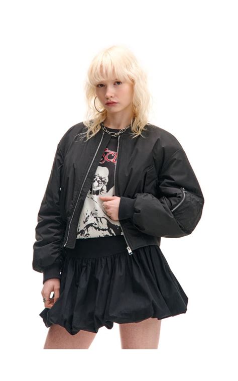 Chaqueta Color Negro - CROPP - 090CV-99X