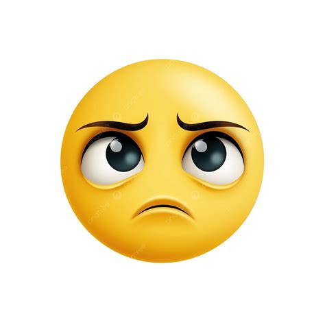 Yellow Sad Face Emoji Png File, Sad, Heartbroken, Feeling PNG ...