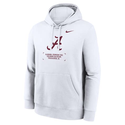 White Alabama Crimson Tide Hoodies and Pullovers. Nike.com