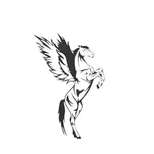 Buy Wall Kriti Wall Sticker for Home Decor Bedroom Horse Vinyl Wall ...