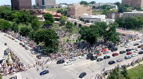 Thousands crowd streets nationwide at 'No Kings' demonstrations