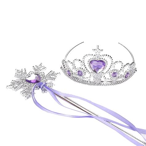 FancyDressWale Princess Dress Up Princess Silk Wands Tiaras and Crowns ...