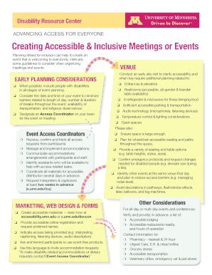 Fillable Online ADVANCING ACCESS FOR EVERYONE Fax Email Print - pdfFiller
