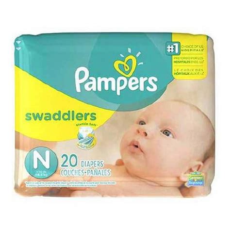 Pampers Swaddlers Newborn Size N Diapers, 20 Count - Walmart.com