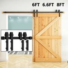 6.6FT Aluminum Sliding Barn Door Track Heavy Duty India | Ubuy