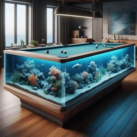 Image result for Fish Tank Pool Table
