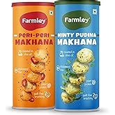 Farmley Roasted and Flavoured Makhana | Minty Pudina, Peri Peri, Tangy ...