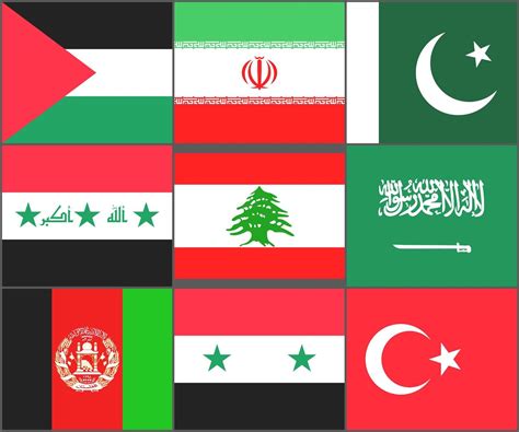 Muslim Country Flags