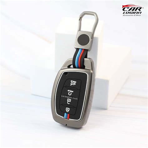 Metal Car Key Cover for New Hyundai Alcazar | Creta Facelift 2024 | Ne ...