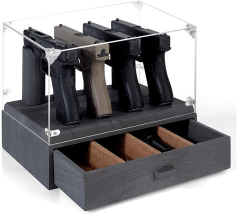 Amazon.com: Glimstone Pistol Rack, Solid Wood Handgun Pistol Gun Rack ...
