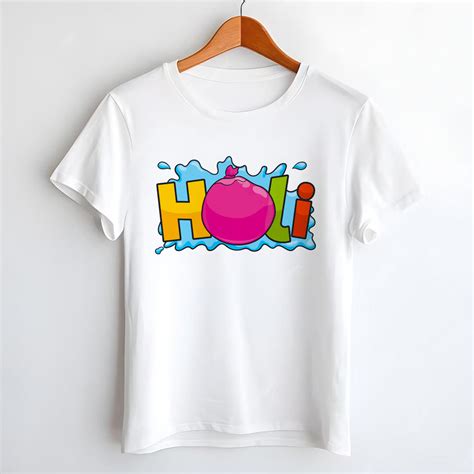 Printed Holi T-Shirt - Elevate Your Festive Style - love craft gift