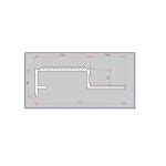 ALU Lajsna P1-00 Srebrna 3 m - Alvos Beograd