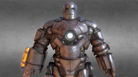 Iron Man - Mark 1 - Download Free 3D model by Nathang30 [57b1828 ...