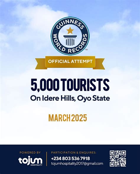 Guinness World Records Attempt: 5,000 Tourists at Idere Hills, Idere ...