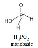 Among the oxyacids of phosphorous the dibasic acid is