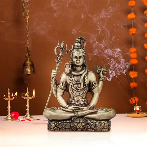 Giri - Sitting Shiva | Brass Shiva Statue | Shiva Murti