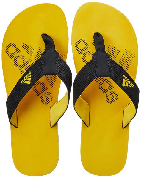 Adidas mens Zenith M CBLACK/BYELLO Flip-Flop - 10 UK (GA7559) : Amazon ...