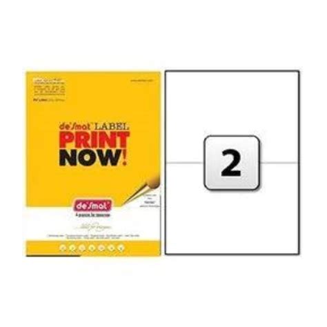 Desmat A4 Labels – 40 per Sheet | Self-Adhesive | Pack of 100 Sheets